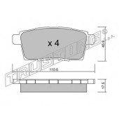 Колодки тормозные дисковые для MAZDA CX-7(ER), CX-9(TB) <b>TRUSTING 890.0 / 24545</b>