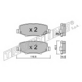 Колодки тормозные дисковые для JEEP CHEROKEE(KK), WRANGLER(JK,TJ) <b>TRUSTING 880.0 / 24602</b>