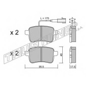 Колодки тормозные дисковые <b>TRUSTING 912.0 / 25156</b>