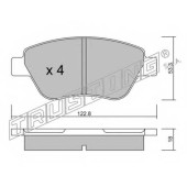 Колодки тормозные дисковые для FIAT DOBLO(119,223), IDEA(350#) / LANCIA MUSA(350) <b>TRUSTING 330.1 / 23705</b>