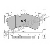 Колодки тормозные дисковые для PORSCHE CAYENNE(955,9PA) / VW TOUAREG(7L6,7L7,7LA) <b>TRUSTING 669.0 / 23692</b>