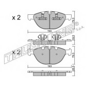 Колодки тормозные дисковые для BMW X5(E70), X6(E71,E72) <b>TRUSTING 839.0 / 24172</b>