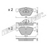 Колодки тормозные дисковые для BMW 5(F10,F11,F18) <b>TRUSTING 935.0 / 23794</b>