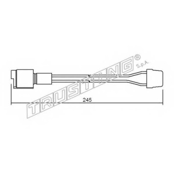 Сигнализатор износа тормозных колодок TRUSTING SU.072