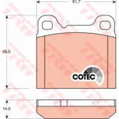 Колодки тормозные дисковые для VOLVO 240, 260, 740, 760, 780, 850, 940, 960, C70, P 1800, S70, V70, V90, XC70 CROSS COUNTRY <b>TRW GDB1160 / 20755</b>