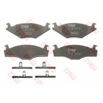 Колодки тормозные дисковые для VW GOLF(17,155,19E,1G1), JETTA(16,165,19E,1G2), PASSAT(32B), POLO(80,86C), SANTANA(32B), SCIROCCO(53,53B) <b>TRW GDB459 / 20887</b>-1