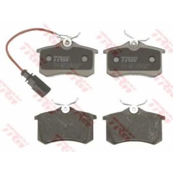 Колодки тормозные дисковые для FORD GALAXY(WGR) / VW SHARAN(7M6, 7M8, 7M9), TRANSPORTER(70XA, 70XB, 70XC, 70XD, 7DB, 7DK, 7DW) <b>TRW GDB1415 / 20961</b>-1