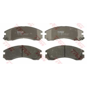 Колодки тормозные дисковые для CITROEN C-CROSSER / MITSUBISHI 3000 GT, DELICA, ECLIPSE, FTO, GALANT, GALLOPER, GTO, L 200, L 300, L 400 / SPACE GEAR, L 400, LANCER, MAGNA, OUTLANDER, PAJERO, SIGMA, SPACE, VERADA / PEUGEOT 4007 <b>TRW GDB1126 / 21363</b>-1