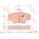 Колодки тормозные дисковые для RENAULT 19, 21, CLIO, LOGAN, MEGANE, RAPID, SUPER 5, THALIA, TWINGO <b>TRW GDB1465 / 21463</b>