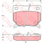 Колодки тормозные дисковые для NISSAN 300 ZX(Z32) <b>TRW GDB1007 / 21580</b>