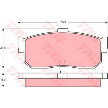Колодки тормозные дисковые для AUDI COUPE / INFINITI I30 / NISSAN 100 NX, ALMERA, BLUEBIRD, CEFIRO, PRIMERA, PULSAR, SENTRA, SUNNY <b>TRW GDB1172 / 21715</b>