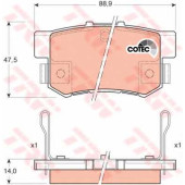 Колодки тормозные дисковые для ACURA INTEGRA / HONDA ACCORD, CIVIC, CR, CR-Z, INSPIRE, INTEGRA, JAZZ, LEGEND, PRELUDE, S2000, SHUTTLE, STREAM <b>TRW GDB3175 / 21719</b>