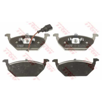 Колодки тормозные дисковые для AUDI A2, A3 / SKODA FABIA, OCTAVIA, ROOMSTER / VW BEETLE, BORA, CADDY, GOLF, JETTA, NEW BEETLE, PASSAT, POLO, TOURAN <b>TRW GDB1386 / 23130</b>-1