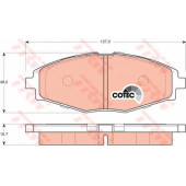 Колодки тормозные дисковые для CHERY QQ3 / CHEVROLET MATIZ(M200,M250), SPARK / DAEWOO LANOS(KLAT), MATIZ(KLA4,KLYA) <b>TRW GDB3195 / 23241</b>