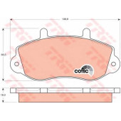 Колодки тормозные дисковые для OPEL MOVANO(E9,F9,H9,J9,U9) / RENAULT MASTER(ED/HD/UD,FD,JD) <b>TRW GDB1380 / 23302</b>
