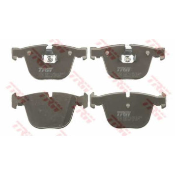 Колодки тормозные дисковые для BMW 1(E82), 3(E90,E92,E93), 5(E60,E61), 6(E63,E64), 7(E65,E66,E67), X5(E70,F15,F85), X6(E71,E72,F16,F86) <b>TRW GDB1502 / 23309</b>-1
