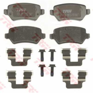 Колодки тормозные дисковые для OPEL ZAFIRA(A05,P12) <b>TRW GDB1831 / 23416</b>-1