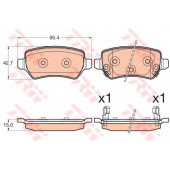 Колодки тормозные дисковые для KIA CEED(JD), CEE`D(JD), PRO CEE?D(JD) <b>TRW GDB3585 / 23416</b>