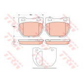 Колодки тормозные дисковые для LAND ROVER DEFENDER(LD,LD#) <b>TRW GDB1666 / 23471</b>