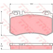 Колодки тормозные дисковые для MERCEDES CLK(A209,C209), CLS(C219), E(S211,W211), S(C215,W220), SL(R230), SLK(R171), SLR(R199) <b>TRW GDB1544 / 23478</b>