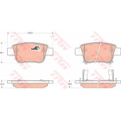 Колодки тормозные дисковые для TOYOTA AVENSIS(#T22#, T25, T25#), COROLLA(CDE12#, R1#, ZDE12#, ZER#, ZZE12#) <b>TRW GDB3337 / 23620</b>
