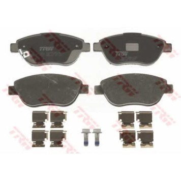 Колодки тормозные дисковые для FIAT 500L(199#) / OPEL CORSA <b>TRW GDB1701 / 23708</b>-1