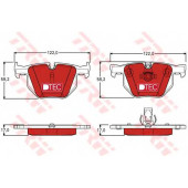 Колодки тормозные дисковые для BMW 5(E60,E61), 6(E63,E64) <b>TRW GDB1727DTE / 23732</b>