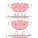 Колодки тормозные дисковые для BMW 5(E60,E61), 6(E63,E64), 7(E65,E66,E67) <b>TRW GDB1558 / 23791</b>