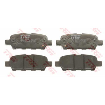 Колодки тормозные дисковые для INFINITI EX, G, M35, M45 / NISSAN CUBE, MURANO, PATHFINDER, QASHQAI, SUNNY, TEANA, TIIDA, VERSA, X-TRAIL / RENAULT KOLEOS <b>TRW GDB3507 / 23814</b>-1