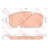 Колодки тормозные дисковые для LEXUS ES(MCV#,VZV#) <b>TRW GDB3610 / 23855</b>