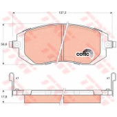 Колодки тормозные дисковые для SUBARU FORESTER(SF, SG, SH), IMPREZA(G3, GD, GG, GH, GR), LEGACY(B13#, BE, BH, BL, BM, BP, BR), OUTBACK(BL, BM, BP, BR) <b>TRW GDB3328 / 23865</b>