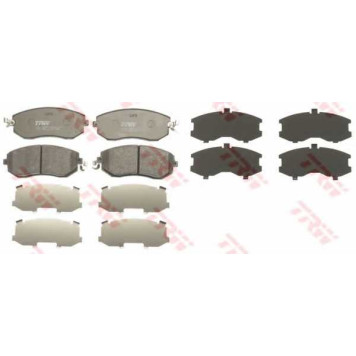 Колодки тормозные дисковые для SUBARU BRZ, FORESTER(SH,SJ), IMPREZA(G3,GH,GJ,GP,GR), LEGACY(BM,BR), OUTBACK(BM,BR), XV / TOYOTA GT 86(ZN6#) <b>TRW GDB3519 / 23865</b>-1