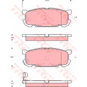 Колодки тормозные дисковые для MAZDA MX-5(NB) <b>TRW GDB3303 / 23876</b>