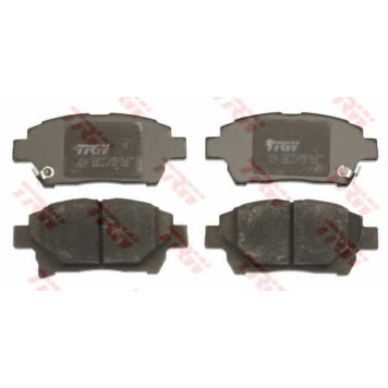 Колодки тормозные дисковые для TOYOTA COROLLA, IQ, PRIUS, YARIS <b>TRW GDB3317 / 23904</b>-1
