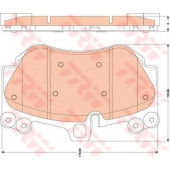 Колодки тормозные дисковые для PORSCHE CAYENNE(955,9PA) <b>TRW GDB1764 / 23961</b>
