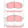 Колодки тормозные дисковые для NISSAN NAVARA(D22), PATHFINDER(R50), PICKUP(D22), XTERRA(WD22) <b>TRW GDB3340 / 23970</b>