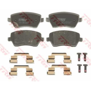 Колодки тормозные дисковые для OPEL AGILA(B) / SUZUKI SPLASH, SWIFT(EZ,MZ) <b>TRW GDB3396 / 23973</b>-1