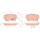 Колодки тормозные дисковые для OPEL AGILA(B) / SUZUKI SPLASH, SWIFT(EZ,MZ) <b>TRW GDB3396 / 23973</b>