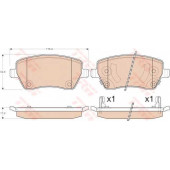 Колодки тормозные дисковые для NISSAN MICRA(K13), NOTE(E12) <b>TRW GDB3546 / 23973</b>