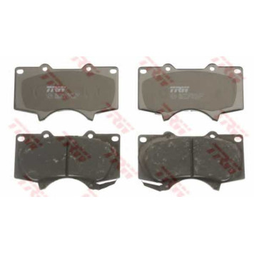 Колодки тормозные дисковые для LEXUS GX / MITSUBISHI PAJERO / TOYOTA 4 RUNNER, FJ CRUISER, FORTUNER, HILUX, LAND CRUISER 150, LAND CRUISER, TACOMA, TUNDRA <b>TRW GDB3364 / 24024</b>-1
