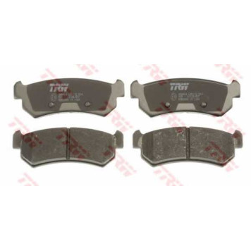 Колодки тормозные дисковые для CHEVROLET AVEO(T250,T255), LACETTI(J200), NUBIRA, OPTRA(1J#) / DAEWOO LACETTI(J200,KLAN), NUBIRA(KLAJ,KLAN) <b>TRW GDB3348 / 24071</b>-1
