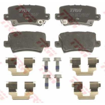 Колодки тормозные дисковые для HONDA CIVIC(FK,FN) <b>TRW GDB3408 / 24086</b>-1