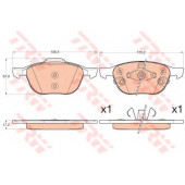 Колодки тормозные дисковые для FORD C-MAX(DXA/CB7,DXA/CEU), FOCUS <b>TRW GDB2059 / 24139</b>