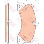 Колодки тормозные дисковые для PORSCHE CAYENNE(92A,955,9PA), PANAMERA(970) / VW TOUAREG(7L6,7L7,7LA,7P5) <b>TRW GDB1774 / 24295</b>