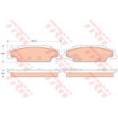 Колодки тормозные дисковые <b>TRW GDB4453 / 24304</b>