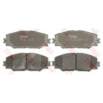 Колодки тормозные дисковые для LEXUS HS / SUBARU TREZIA / TOYOTA ALLION, AURIS, COROLLA RUMION, COROLLA, MATRIX, NOAH/VOXY, PREMIO, RAV 4, URBAN CRUISER, VERSO S, WISH, YARIS <b>TRW GDB3425 / 24336</b>-1