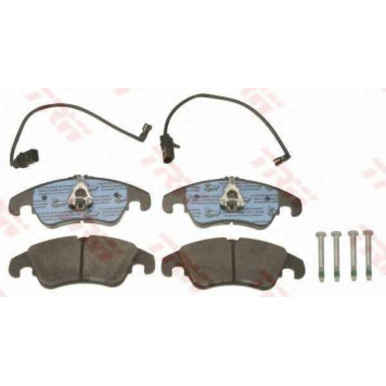 Колодки тормозные дисковые для AUDI A4(8K2,8K5,8KH,B8), A5(8F7,8T3,8TA), Q5(8R) <b>TRW GDB1768 / 24743</b>-1