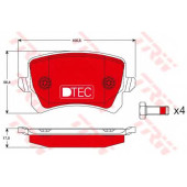 Колодки тормозные дисковые для AUDI A6(4F2,4F5,C6), Q3(8U) / VW CC(358), PASSAT(357,362,365,3C2,3C5), SHARAN(7N1,7N2), TIGUAN(5N#) <b>TRW GDB1763DTE / 24483</b>