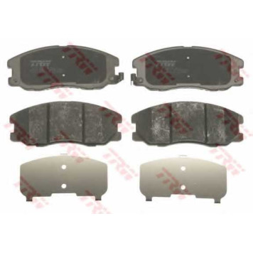 Колодки тормозные дисковые для CHEVROLET CAPTIVA(C100,C140), EQUINOX / DAEWOO WINSTORM / OPEL ANTARA <b>TRW GDB1715 / 24510</b>-1