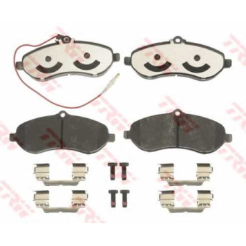 Колодки тормозные дисковые для CITROEN JUMPY / FIAT SCUDO(270, 272) / PEUGEOT EXPERT(222, VF3A#, VF3U#, VF3V#, VF3X#) / TOYOTA PROACE <b>TRW GDB1719 / 24595</b>-1
